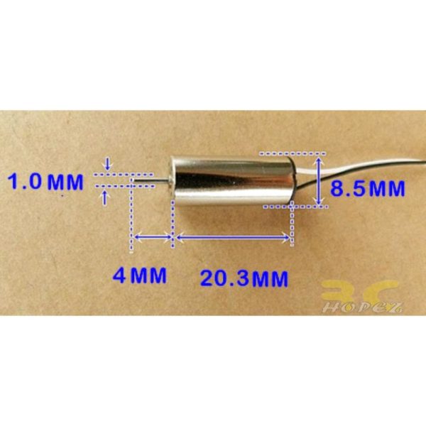 YoungRC 8520 Motor sin núcleo 8,5 x 20 mm motores cepillados hélice