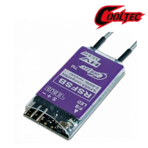 CoolTech RSFSB 1CH Compatible Receiver for Futaba S-FHSS S.BUS 10J 8J 6J 4GRS 4PX