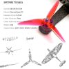Dalprop Spitfire T5148.5 5mm Hole 3-Blade Propeller POPO Compatible (2 pairs/4pcs) T5148.5