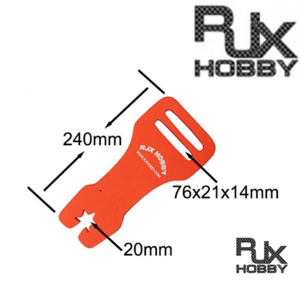 RJX Main Blades Sponge For 600-700 Orange RJX15