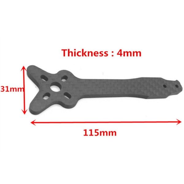 FlowRide Freestyle 5" Frame Spare Parts 4mm Frame Arm  XJ165