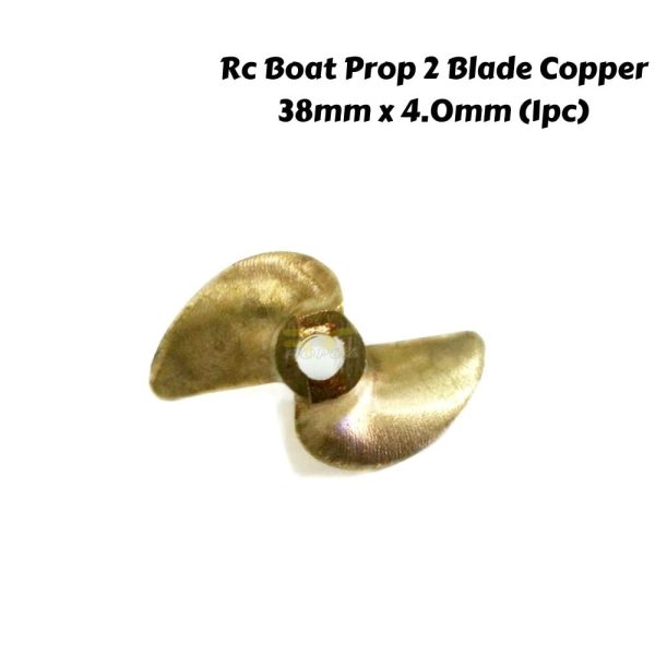 Rc Boat Prop 2 Blade Copper 38mm x 4.0mm (1pc) 5538