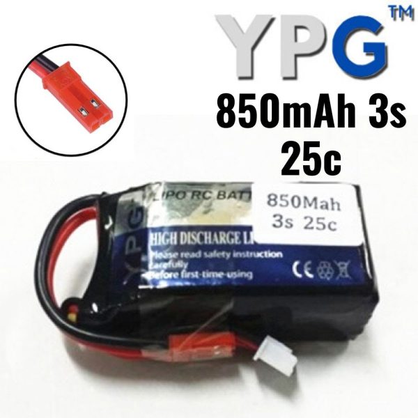 YPG 3s 11.1v  850mah 25c 13120262
