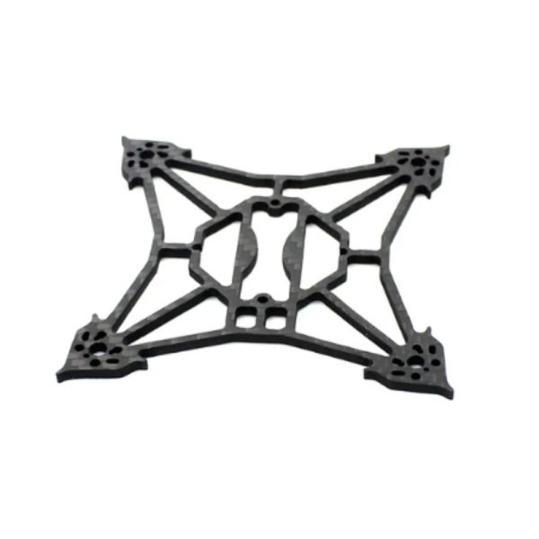 Happymodel Larva X Upgrade 100mm V2 3mm Bottom Plate 3K Carbon Fiber Frame Kit  HP130