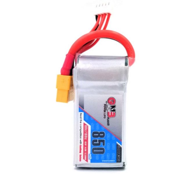 d004b663edf482806b35a3e2ae561a261593062165.jpg Gaoneng GNB 14.8V 850mAh 80C 4S Lipo Battery with XT60 Plug GNB850/80-4SB