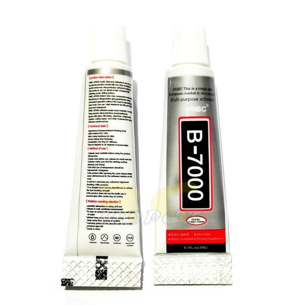 1PC B-7000  CLEAR ACRYLIC ADHESIVE GLASS REPAIRING GLUE 3ML