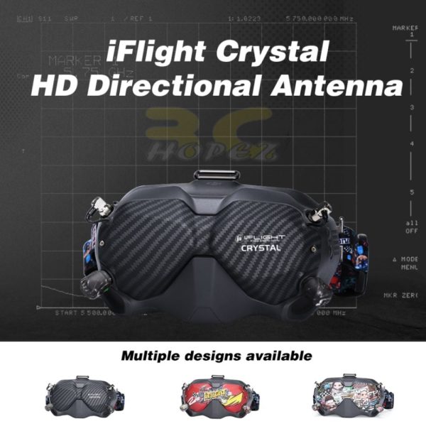 d697e4f78d5fc746e6ae6aff2fa33b6d1607231865.jpg iFlight Crystal HD Sticker Bomb Design Patch and Color Mushroom 5.8GHz Directional Antenna MX9147-CT