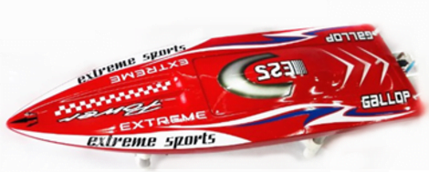 DTRC E25 Gallop Brushless RC Boat/Racing Boat ARTR-Red