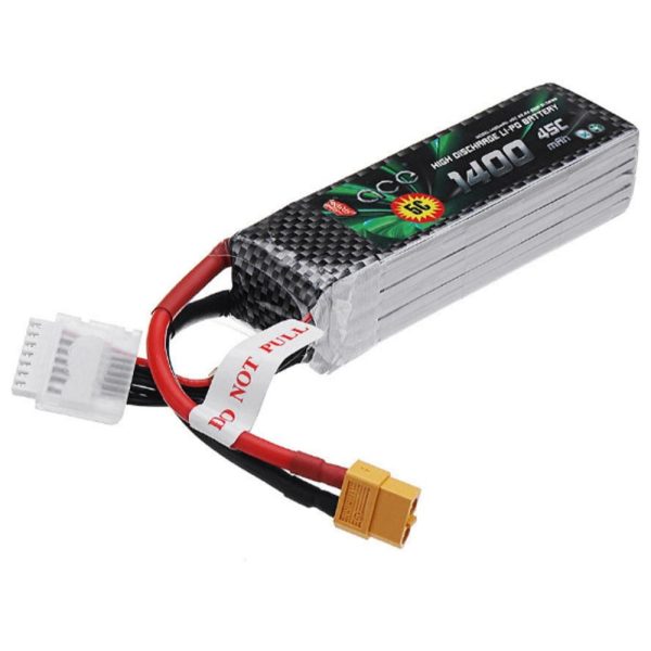 ACE Gens 22.2V 1400mAh 45C 6S Lipo Battery for ALZRC X360 GAUI X3 Align 450L RC Helicopter ACE1400 45C/6S