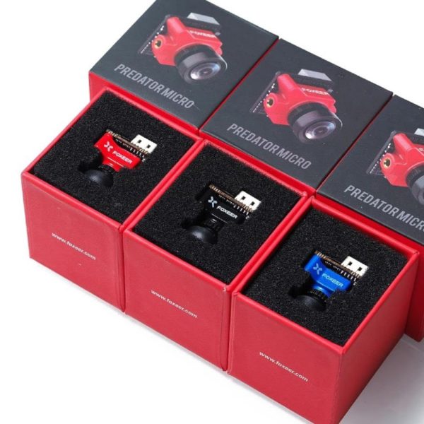 1 PC Foxeer Micro Predator V4 Super WDR 4ms Latency 1000TVL 1.7mm FPV Racing Camera with OSD FX410