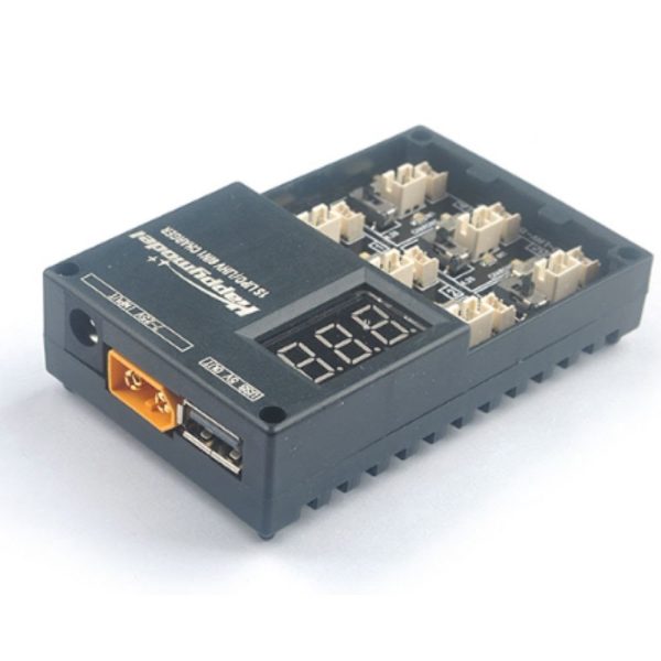 d9c73d1cf9a7093f12740b2544decf391578385557.jpg Happymodel Mobula7 FPV Racing Drone Spare Part 1S06 6 Way Lipo/LIHV Battery Charger XJ271