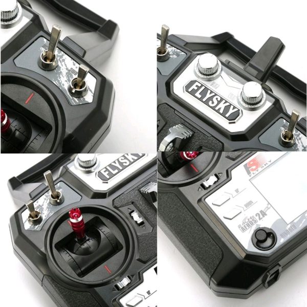 Flysky FS-i6X 2.4GHz 10CH AFHDS 2A RC Transmitter With X6B i-BUS Receiver FS-i6X (Free Screen Protector)