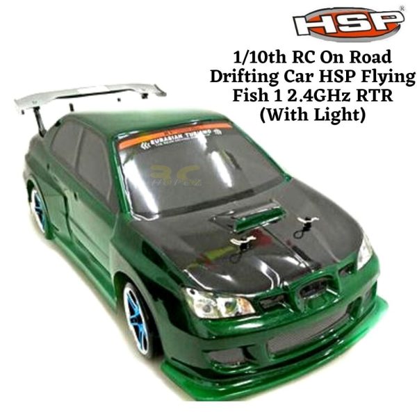 1/10th RC On Road Drifting Car HSP Flying Fish 1 2.4GHz RTR (With Light) HSP94123T