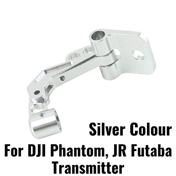 FPV LCD Monitor Mount for DJI Phantom JR Futaba Transmitter Silver W130S