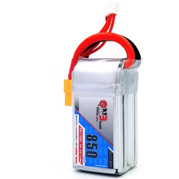 e2ac032278136ea5e4bf8a72db1fcfe01593062166.jpg Gaoneng GNB 14.8V 850mAh 80C 4S Lipo Battery with XT60 Plug GNB850/80-4SB