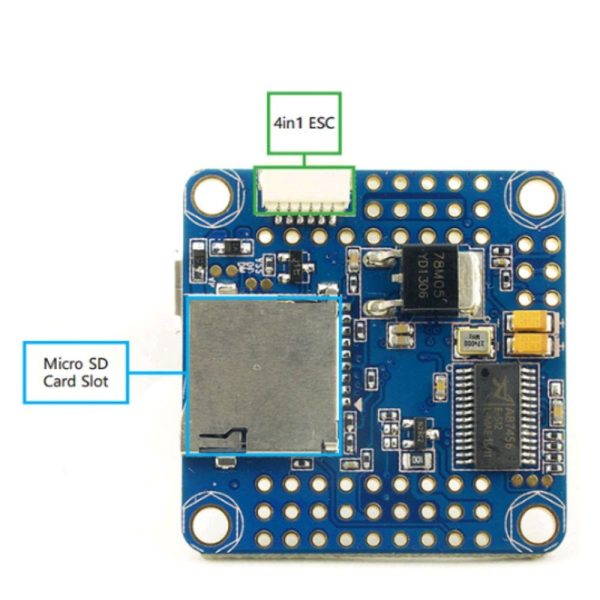 F3 AIO V1.1 Flight Controller with Integrated OSD Barometer Support SD Card XP045