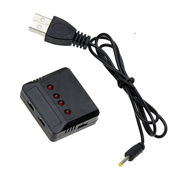 Mini 4 Port 3.7v Lipo Battery USB Balance Charger UL28900