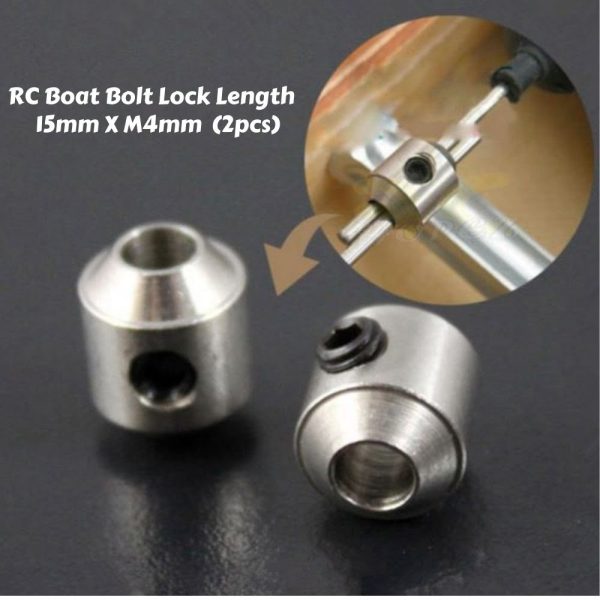 RC Boat Stainless Steel Push Rod Connector Dia=4mm (2pcs) 519B71