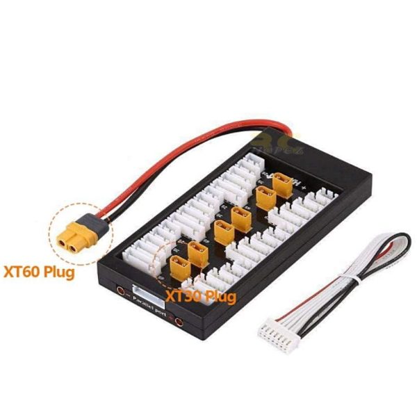 Amass XT30 2S-6S 40A Lipo Battery Parallel Charging Board With XT60 Input for ISDT / ToolkitRC DF-XT60