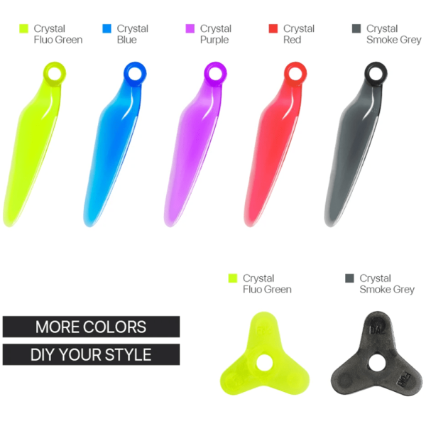 Dalprop Fold F5 5.1 x 4.75 5mm Hole Folding Propeller (4 hub, 12 blades) DF51475