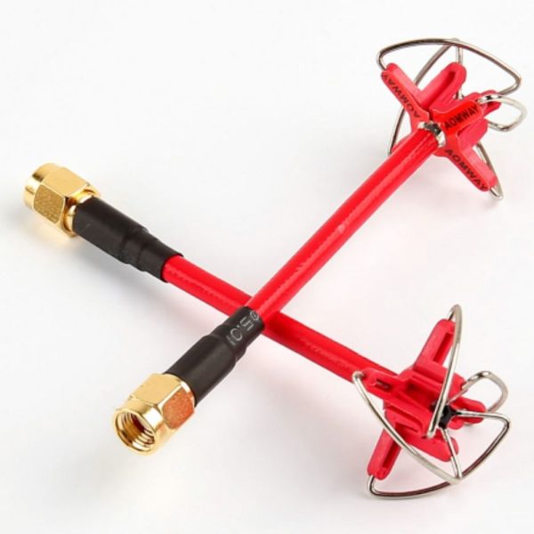 ebfe7ea5f8b3b741dc55b4c78f616b7e1574505582.jpg AOMWAY 5.8G Circular Polarized Antenna 1 Pair (RP-SMA) ANT58RRP