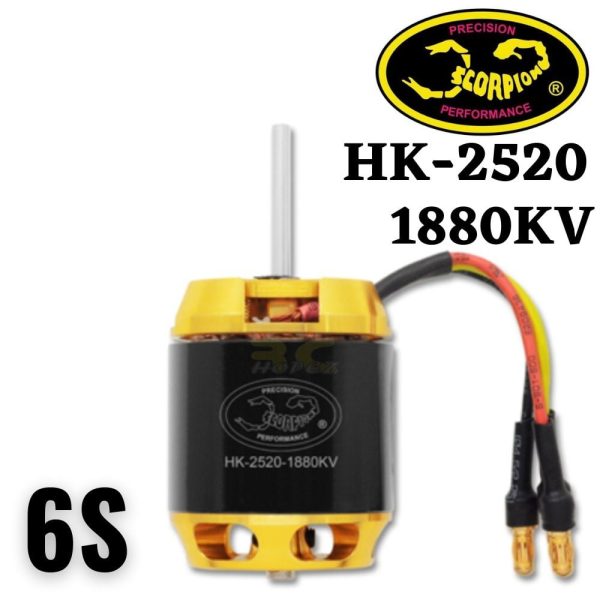 eff9727d6d87255c57c2871abf93a7bc1605764409.jpg Scorpion HK-2520-1880KV Brushless Motor (3.5mm Shalf) HK-2520-1880KV