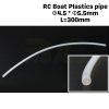 RC Boat Plastics pipe Î¦4.5 * Î¦5.5mm L=300mm 212B15