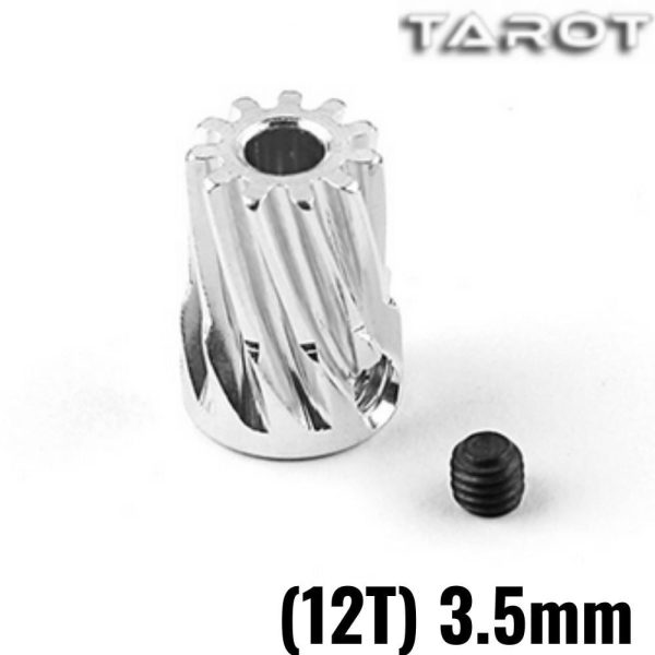 Tarot 450 Slant Motor Pinion Gear (12T) 3.5mm TL45157