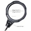 f7365ffd998e177e245b77edaf1f90311591870430.jpg 2 LED Light Magnifier Desk Lamp Repair Clamp Desktop Magnifying Glasses with Alligator Clip 16126-A