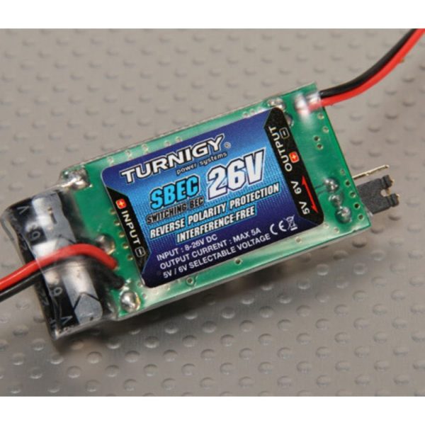 f9fef1f509544539790487780a3ca7451574850886.jpg Turnigy 5A (8-26v) SBEC for Lipo 10312
