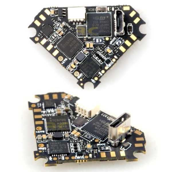 fbc0d4c5fbef897b6387922c260ff3db1615885656.jpg Happymodel DiamondF4 AIO 5-IN-1 Flight controller built-in VTX ESC OSD Receiver for Moblite6/7 -Frsky Moblite-FR
