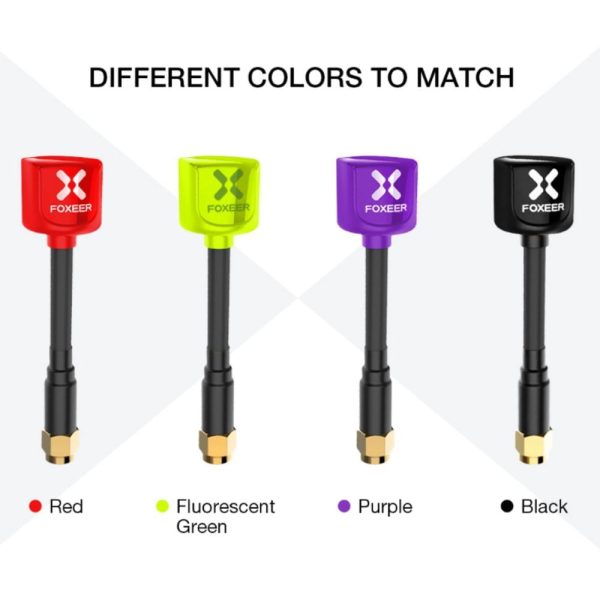 1 Pc 60mm Foxeer Lollipop 3 5.8G 2.5dBi RHCP Super Mini FPV Antenna (RP-SMA) MX305