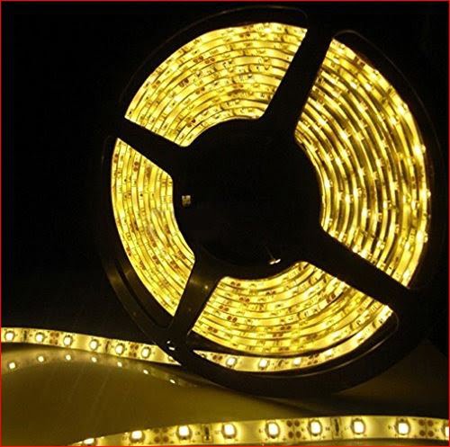 1 Meter 60 Bulbs Waterproof LED Light strip 12V (Yellow) 3528-60Y(wp)