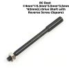 RC Boat Î¦4mm*Î¦5.3mm*3.5mm*3.5mm*62mm(L) Drive Shaft with Reverse Screw (Square) 511B22-R