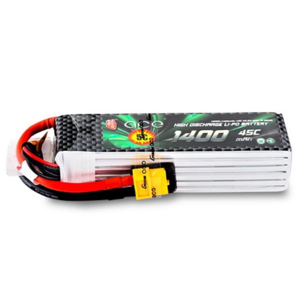 ACE Gens 22.2V 1400mAh 45C 6S Lipo Battery for ALZRC X360 GAUI X3 Align 450L RC Helicopter ACE1400 45C/6S