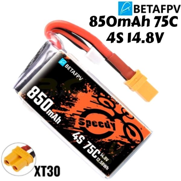 424c260920b45c70712951158e4f5e18.jpeg BetaFPV 850mAh 75c 4S 14.8V Lipo Battery With XT30 Plug BT850/75-4S