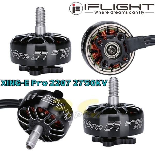 iFlight XING-E PRO 2207 2750KV 2-4S FPV NextGen Brushless Motor for FPV Racing Drone x4pcs ECO2207-27
