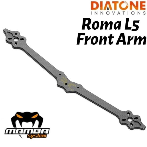 f0765d360ddee24c97b4267f89409fd0.jpeg Diatone RomaL5 5Inch Replacement Part Front Arm 4mm (1 PC) M-L5F