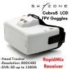 073b6a24575514e1bb31bdc28a6fd1aa.jpeg Skyzone Cobra S 5.8GHz 48CH 800X480 LCD RapidMix Receiver FPV Goggles With Head Tracker DVR CobraS