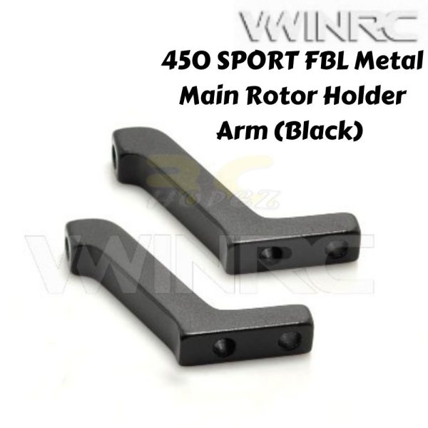 450 SPORT FBL Metal Main Rotor Holder Arm (Black) I 007B