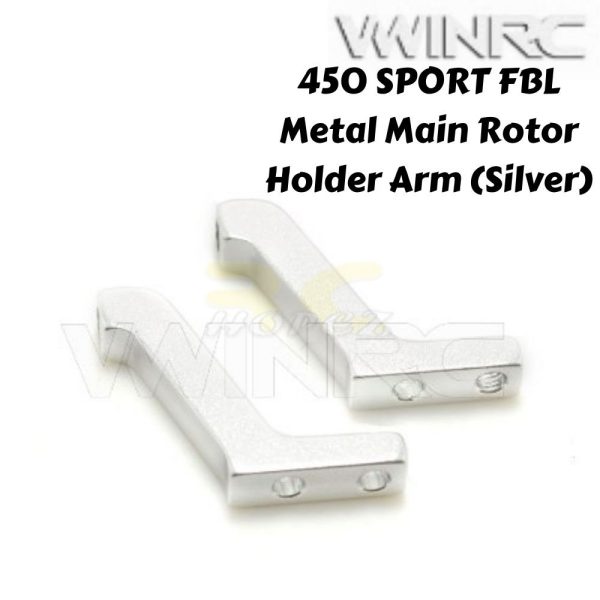 450 SPORT FBL Metal Main Rotor Holder Arm (Silver) I 007S