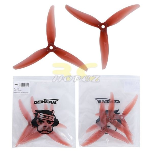 7b5b8f07a61f9855c932583023c17934.jpeg Gemfan Freestyle 4 5.1X3.6X3 5136 3-Blade PC Propeller (2 pairs/4 pcs) Gem-F4
