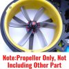 HQProp Cinewhoop Duct-75MMX6 Grey 5MM Hole 6-blade Propeller (2 pairs/4pcs) HQD75