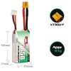 Gaoneng GNB 650mAh 2S 7.4V 70C Lipo Battery with XT30 Plug GNB650/70-2S