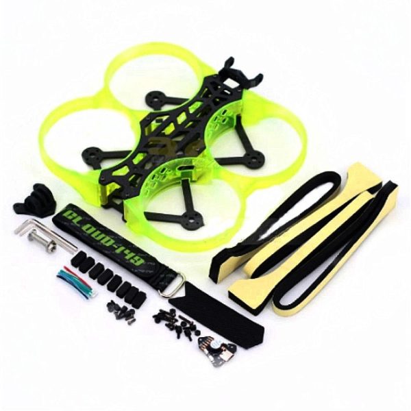 Reptile CLOUD-149 V2 133mm 3inch CineWhoop Carbon Fiber Frame Kit (Green) C159V2GR-KIT