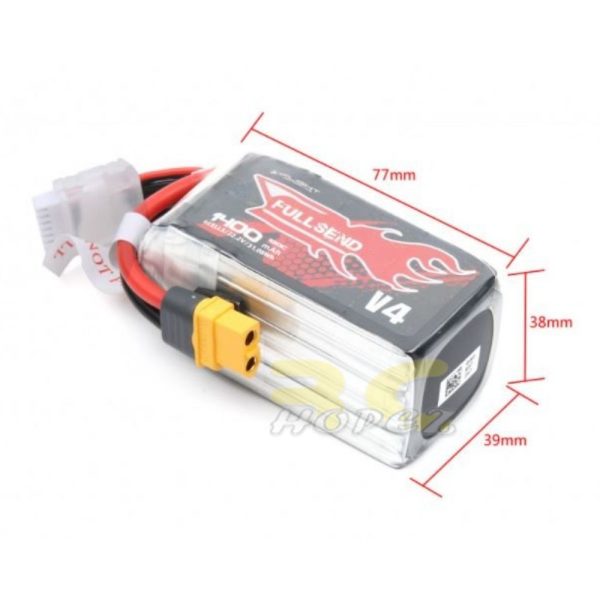 iFlight FULLSEND 1400 mAh 130C 6S 22.2V Lipo Battery XT60H Plug MX1400/130-6S