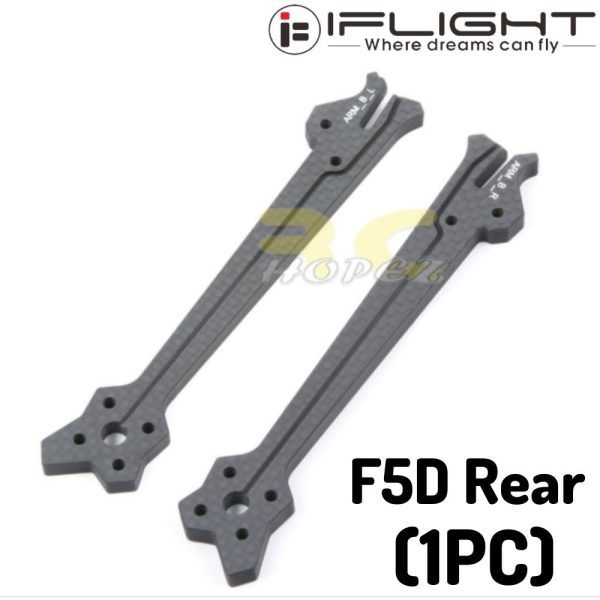 1pc iFlight Nazgul Evoque F5D Frame Kit Spare Part 6mm Rear Arm MXF5D-Rear