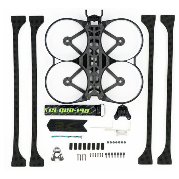 Reptile CLOUD-149 V2 133mm 3inch CineWhoop Carbon Fiber Frame Kit (Black) C159V2B-KIT