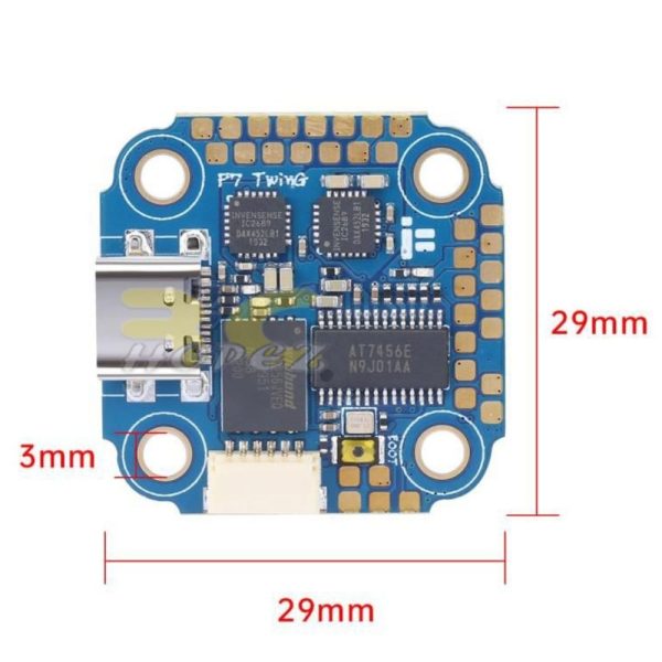 9193ea73ee29621acb359d1091f9eac2.jpeg iFlight SucceX-D Mini F7 TwinG 2-6S (20×20) φ3mm Mounting Flight Controller SX7526-miniF7