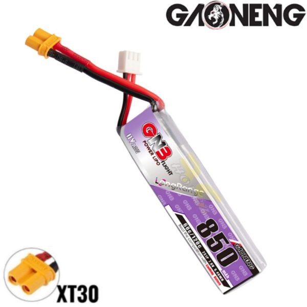 36421869aef11d82ab08ca7c2aafc23c.jpeg Gaoneng GNB 7.6HV 850mAh 60C 2S Lipo Battery with XT30 Plug GNB850/60-2S